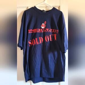 Vintage 1996 Cleveland Indians "Sold Out" tshirt